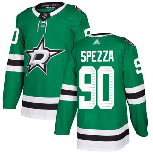 Adidas Stars #90 Jason Spezza Green Home Authentic Stitched NHL Jersey - Click Image to Close